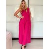 Overal dlouhý oversize bez rukávu dámský GIORGIA (S/M  ONE SIZE) ITALSKÁ MÓDA IMWAD25918/DU (Velikost S/M, Barva béžová)
