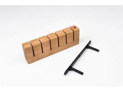 Messerblock Margo aus Eiche Massivholz