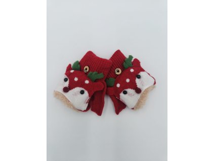 Dětské rukavice bez prstů s překrytím