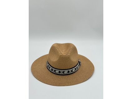 Slamák s ozdobou ByzyHats Dolní 131