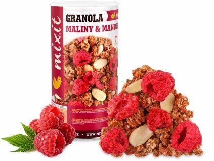 granola z pece maliny a mandle 440g