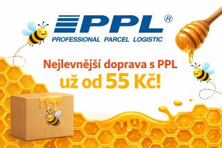 Ještě více jsme zlevnili dopravu! Dnes jsme přidali na eshop možnost doručení zásilky do PPL boxů. Těch je už na 2 200 a...