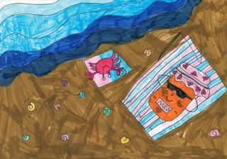 🏖️🍯 Elinka poslala náš med na opravdovou letní pohodu a zařadila se mezi soutěžící o Albi knihu Včelí úl a naše ochucené...