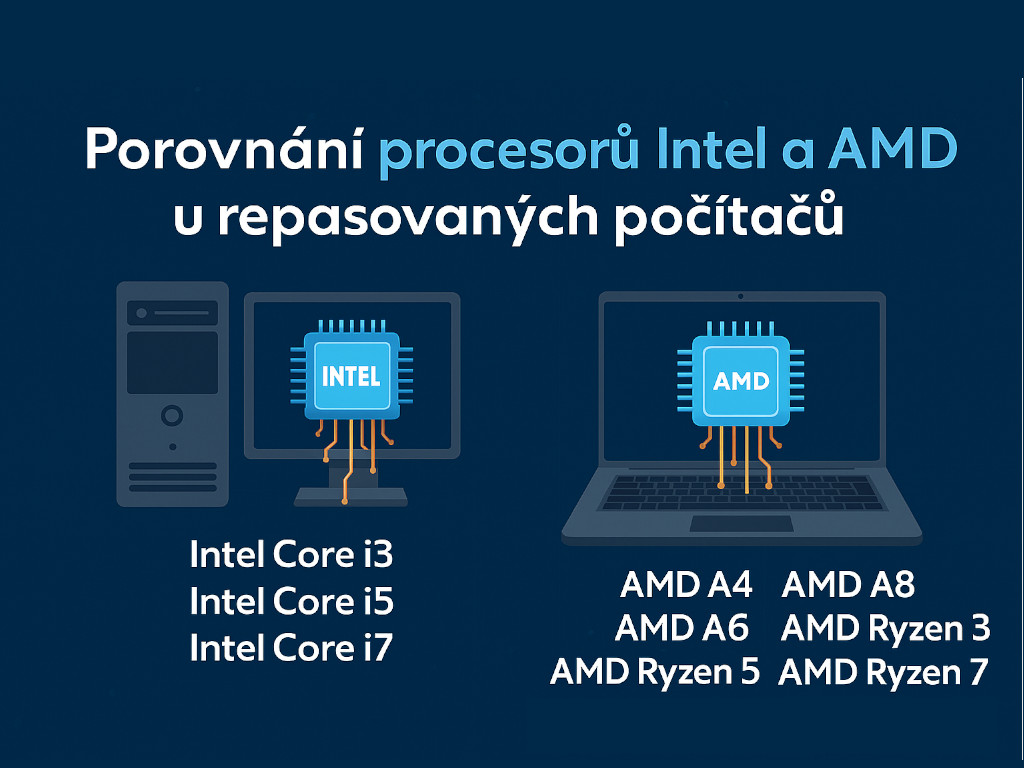 Jak vybrat správný procesor u repasovaného notebooku nebo počítače?