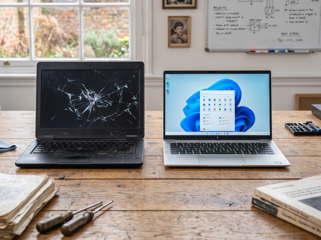 Nový notebook za 10 000 Kč vs. repasovaný profi model: Do čeho se raději vyplatí investovat?