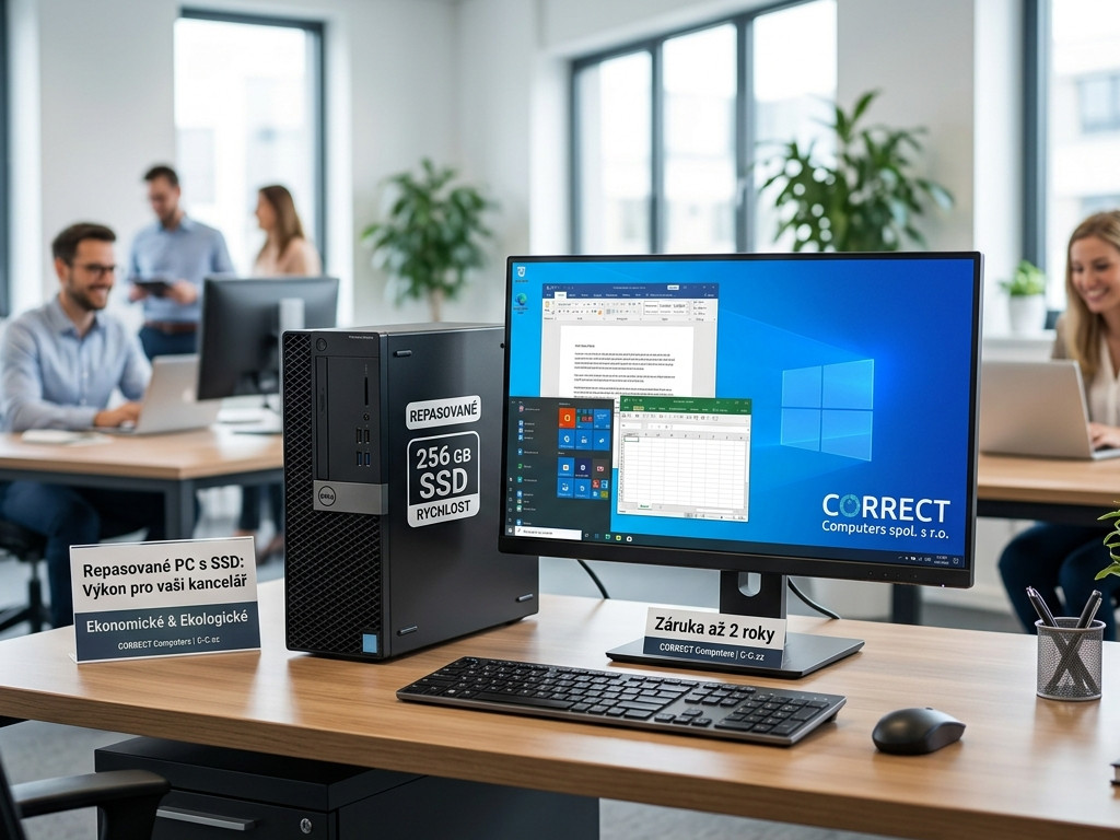 Repasované PC s 256 GB SSD: Ideální volba pro vaši kancelář