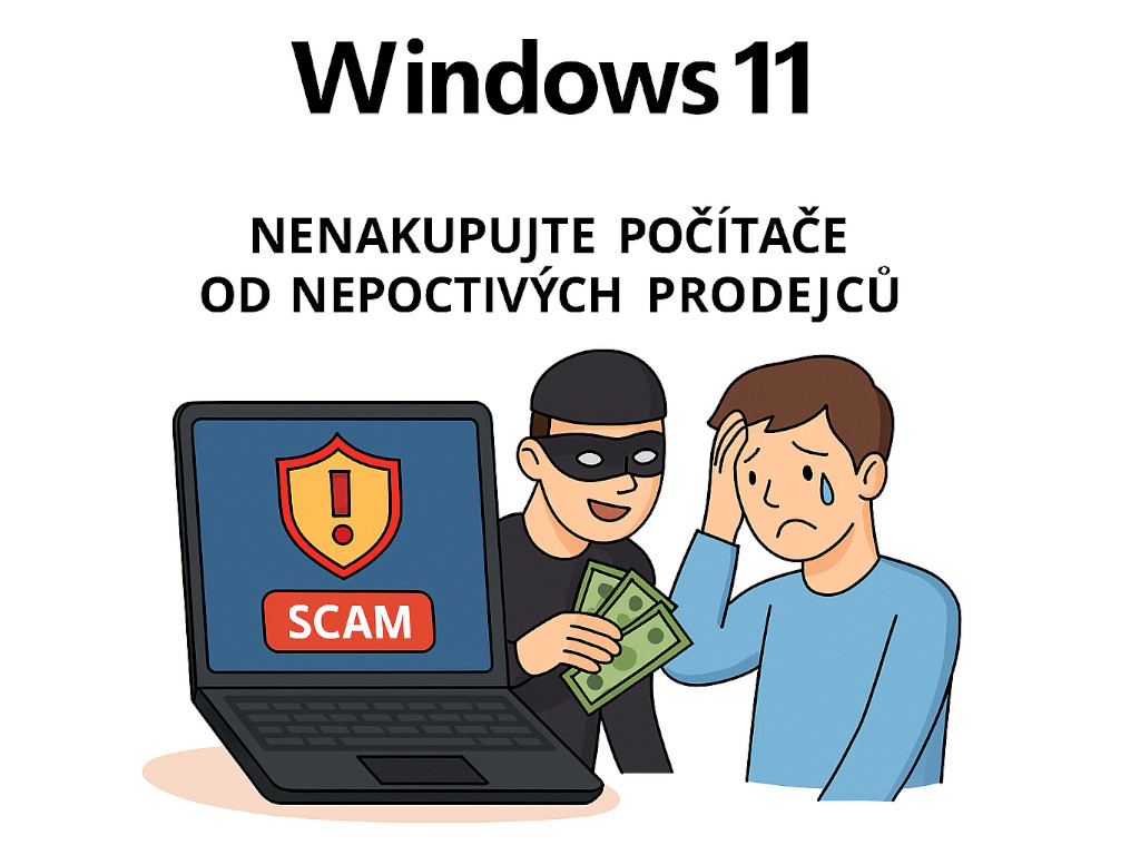 Windows 11 má přísné požadavky – pozor na podvodné prodejce!