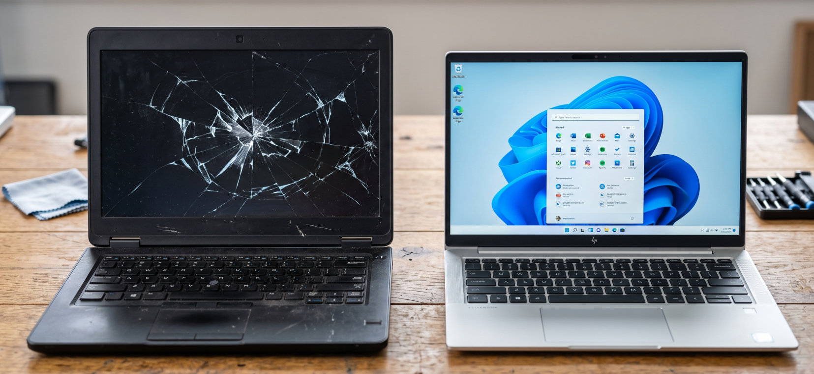 Srovnání: Nový notebook vs. repasovaný profi model do 11 000 Kč. Co se vyplatí víc?