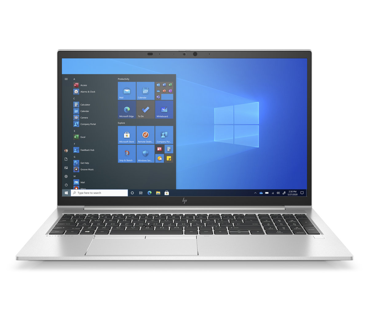 HP EliteBook 850 G8 přední pohled