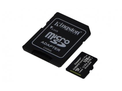kingston 128gb microsdhc canvas plus memory card 1
