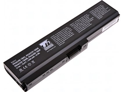 Baterie T6 Power pro notebook Toshiba PA3638U-1BAP, Li-Ion, 10,8 V, 5200 mAh (56 Wh), černá