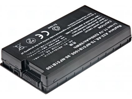 Baterie T6 Power pro Asus N80 serie, Li-Ion, 5200 mAh (58 Wh), 11,1 V
