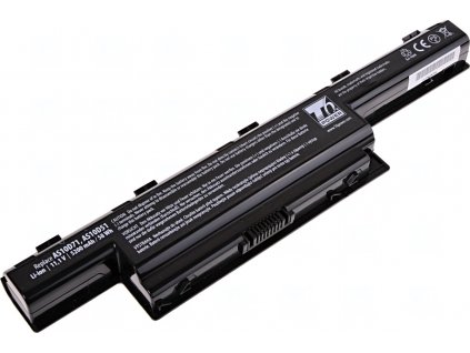 Baterie T6 Power pro Acer Aspire V3-471 serie, Li-Ion, 11,1 V, 5200 mAh (58 Wh), černá