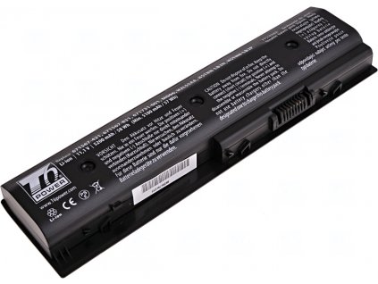 Baterie T6 Power pro Hewlett Packard Envy dv6-7200 serie, Li-Ion, 11,1 V, 5200 mAh (58 Wh), černá