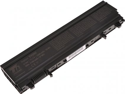 Baterie T6 Power pro Dell Latitude E5440, Li-Ion, 11,1 V, 5200 mAh (58 Wh), černá