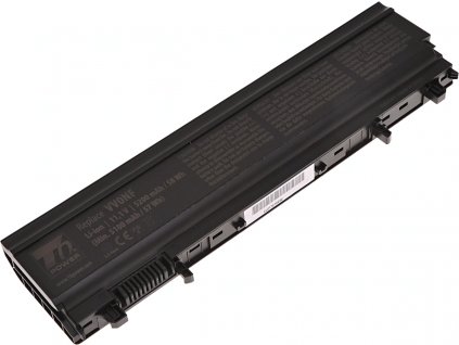 Baterie T6 Power pro Dell Latitude E5540, Li-Ion, 11,1 V, 5200 mAh (58 Wh), černá