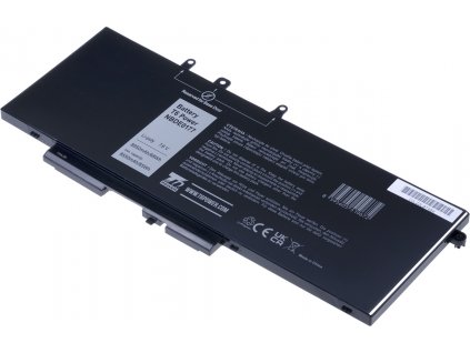 Baterie T6 Power pro notebook Dell GJKNX, Li-Poly, 7,6 V, 8950 mAh (68 Wh), černá