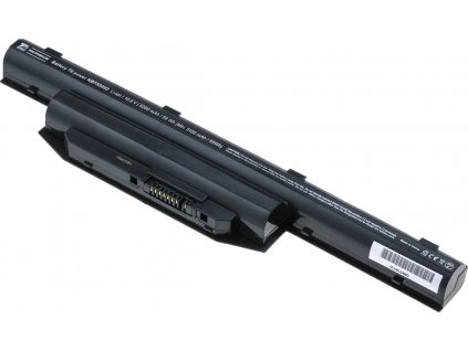Baterie T6 Power pro Fujitsu Siemens LifeBook AH544, Li-Ion, 10,8 V, 5200 mAh (56 Wh), černá