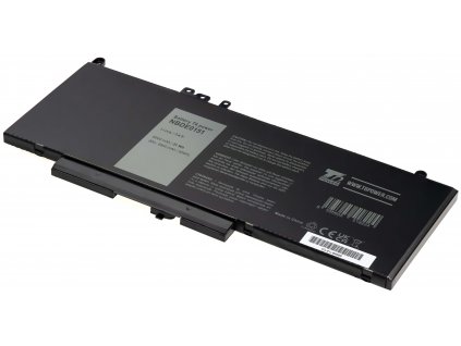 Baterie T6 Power pro Dell Latitude 11 3150, Li-Poly, 7,4 V, 6900 mAh (51 Wh), černá