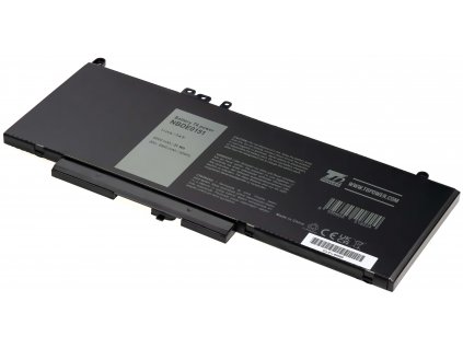 Baterie T6 Power pro notebook Dell WYJC2, Li-Poly, 7,4 V, 6900 mAh (51 Wh), černá