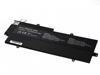 Baterie T6 Power pro Toshiba Portege Z930 serie, Li-Poly, 3200 mAh (47 Wh), 14,8 V