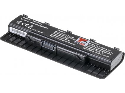 Baterie T6 Power pro notebook Asus A32N1405, Li-Ion, 11,1 V, 5200 mAh (58 Wh), černá