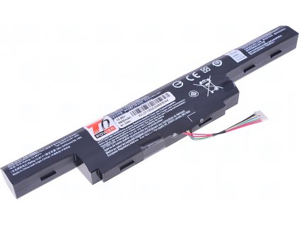 Baterie T6 Power pro Acer Aspire E5-575 serie, Li-Ion, 10,95 V, 5200 mAh (56 Wh), černá