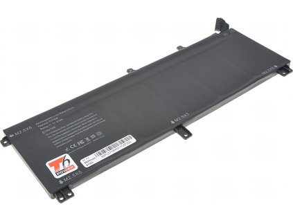 Baterie T6 Power pro notebook Dell 7D1WJ, Li-Poly, 11,1 V, 5500 mAh (61 Wh), černá