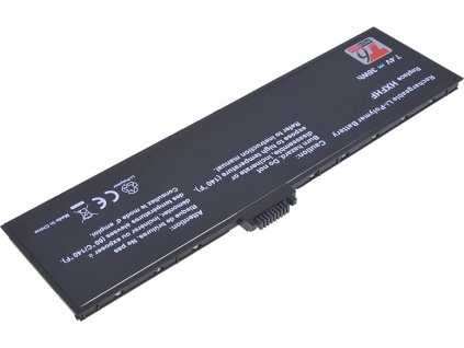 Baterie T6 Power pro Dell Venue 11 Pro 7139, Li-Poly, 7,4 V, 4800 mAh (36 Wh), černá