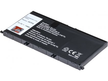 Baterie T6 Power pro notebook Dell 357F9, Li-Ion, 6660 mAh (74 Wh), 11,1 V