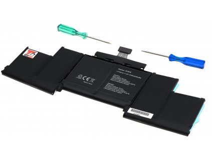 Baterie T6 Power pro notebook Apple A1618, Li-Poly, 11,36 V, 8750 mAh (99 Wh), černá
