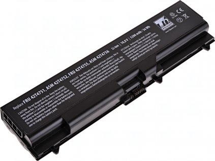 Baterie T6 Power pro notebook Lenovo 42T4757, Li-Ion, 10,8 V, 5200 mAh (56 Wh), černá