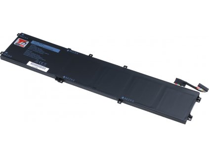 Baterie T6 Power pro Dell XPS 15 9560, Li-Poly, 11,4 V, 8500 mAh (97 Wh), černá