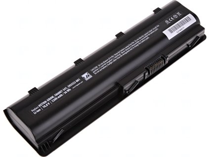 Baterie T6 Power pro Hewlett Packard Pavilion dv6t-4000 serie, Li-Ion, 10,8 V, 5200 mAh (56 Wh), černá