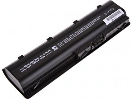 Baterie T6 Power pro Compaq Presario CQ62z-200 serie, Li-Ion, 10,8 V, 5200 mAh (56 Wh), černá