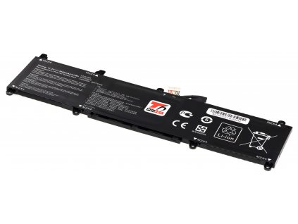 Baterie T6 Power pro Asus VivoBook S13 S330FA, Li-Poly, 11,4 V, 3600 mAh (41 Wh), černá