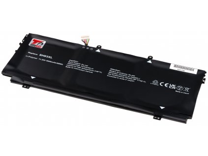 Baterie T6 Power pro Hewlett Packard Spectre 13-ac000 x360 serie, Li-Poly, 5000 mAh (58 Wh), 11,55 V