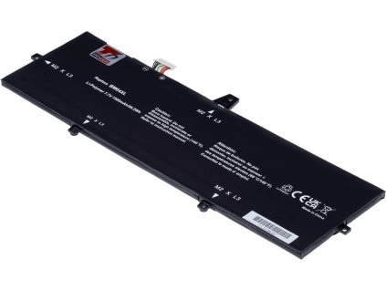 Baterie T6 Power pro Hewlett Packard EliteBook x360 1030 G4, Li-Poly, 7,7 V, 7300 mAh (56 Wh), černá
