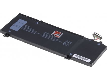 Baterie T6 Power pro notebook Dell JJPFK, Li-Poly, 15,2 V, 3940 mAh (60 Wh), černá