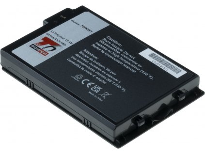 Baterie T6 Power pro Dell Latitude 5424 Rugged, Li-Ion, 11,4 V, 4470 mAh (51 Wh), černá