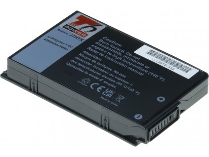 Baterie T6 Power pro Dell Latitude 12 7202 Rugged Tablet, Li-Ion, 7,6 V, 4450 mAh (34 Wh), černá