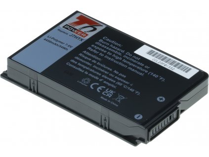 Baterie T6 Power pro notebook Dell 7XNTR, Li-Ion, 7,6 V, 4450 mAh (34 Wh), černá