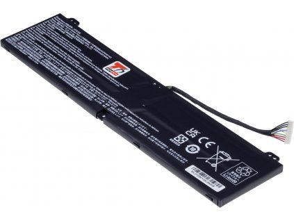 Baterie T6 Power pro notebook Acer KT.00408.001, Li-Poly, 15,2 V, 5500 mAh (84 Wh), černá