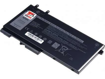 Baterie T6 Power pro Dell Latitude 14 5401, Li-Poly, 11,4 V, 3680 mAh (42 Wh), černá