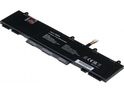 Baterie T6 Power pro Hewlett Packard EliteBook x360 830 G8, Li-Poly, 11,55 V, 4590 mAh (53 Wh), černá