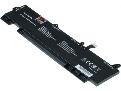 Baterie T6 Power pro Hewlett Packard EliteBook 850 G7, Li-Poly, 11,55 V, 4850 mAh (56 Wh), černá