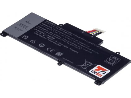 Baterie T6 Power pro notebook Dell VXGP6, Li-Poly, 3,7 V, 4860 mAh (18 Wh), černá