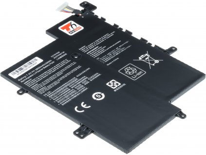 Baterie T6 Power pro Asus VivoBook E12 E203NA, Li-Poly, 7,4 V, 3800 mAh (28 Wh), černá