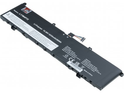 Baterie T6 Power pro Lenovo ThinkPad X1 Extreme Gen 1, Li-Poly, 15,36 V, 5235 mAh (80 Wh), černá