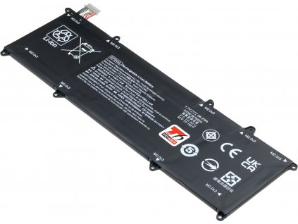 Baterie T6 Power pro notebook Hewlett Packard HSTNN-DB9J, Li-Poly, 7,7 V, 7270 mAh (56 Wh), černá